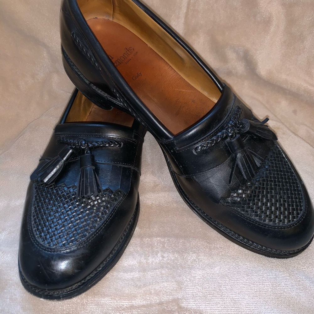 Allen Edmonds black leather shoes